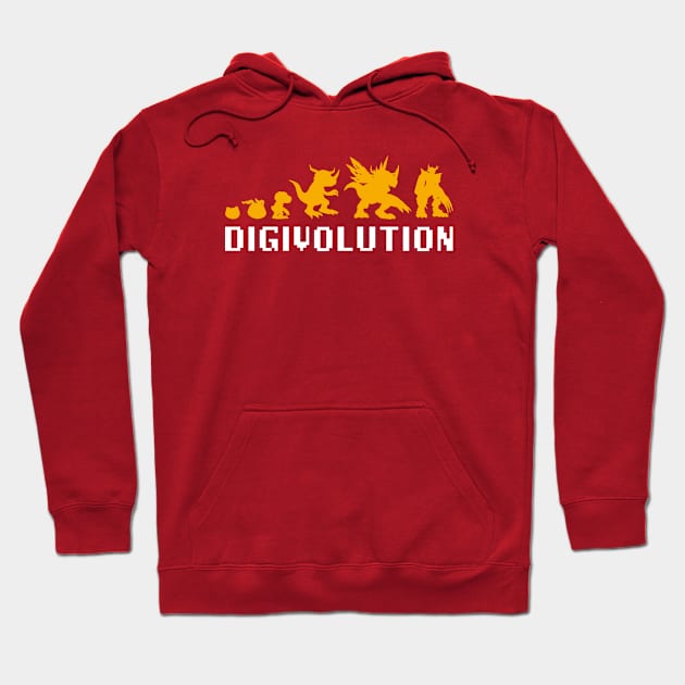 Agumon Digivolution Hoodie by MadKingKev